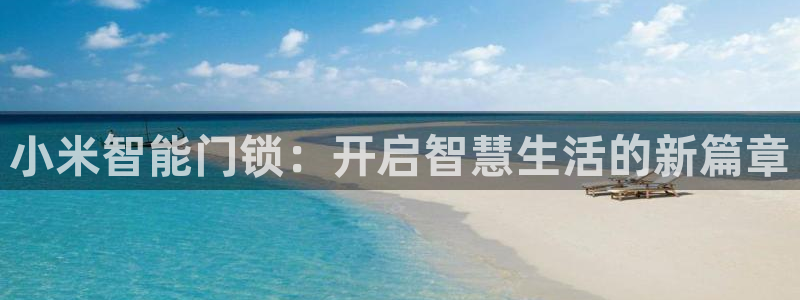 jdb变脸怎么算倍数：小米智能门锁：开启智慧生活的新篇章