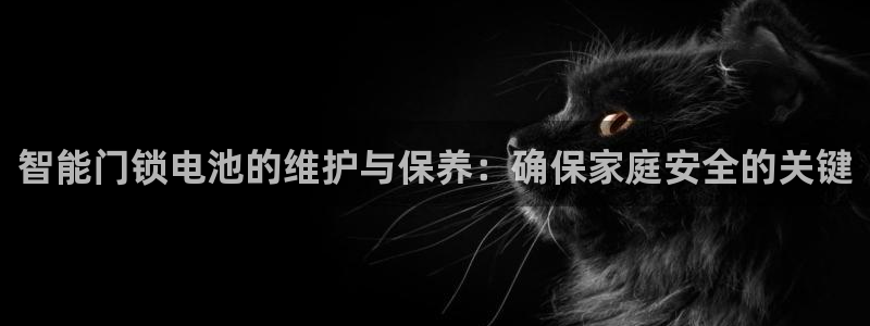 jdb游戏超级大奖视频在线播放：智能门锁电池的维护与保养：确