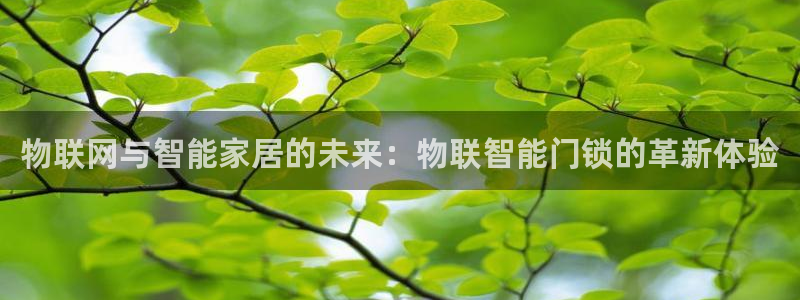 jdb电子游戏变脸超级大奖视频：物联网与智能家居的未来：物联