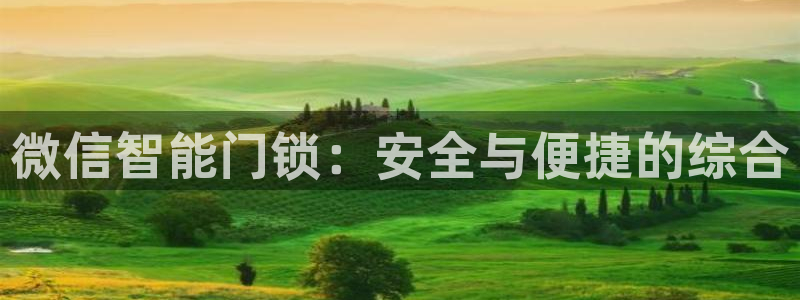jdb电子财神捕鱼是连锁的吗：微信智能门锁：安全与便捷的综合