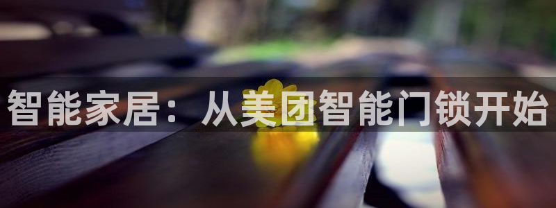 Jdb电子试玩：智能家居：从美团智能门锁开始