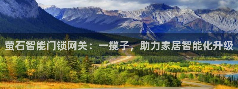jdb飞鸟派对bug：萤石智能门锁网关：一揽子，助力家居智能