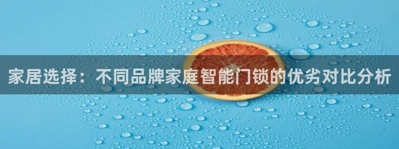 jdb电子飞鸟派对游戏大奖：家居选择：不同品牌家庭智能门锁的