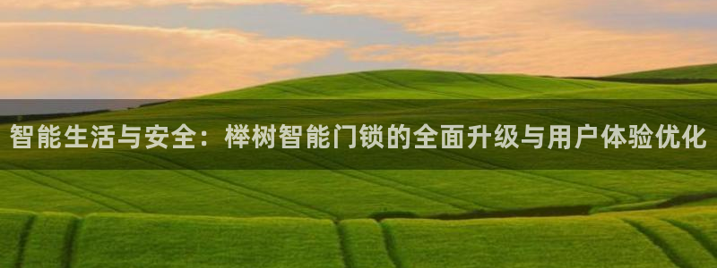 JDB电子王牌：智能生活与安全：榉树智能门锁的全面升级与用户