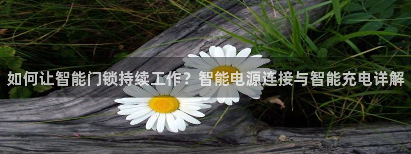 jdb电子变脸2大奖截图：如何让智能门锁持续工作？智能电源连
