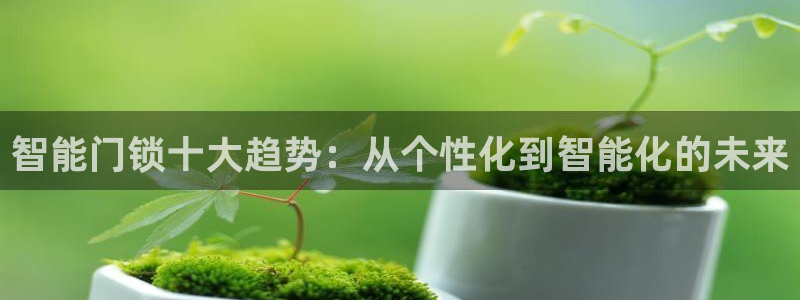 jdb电子放水规律：智能门锁十大趋势：从个性化到智能化的未来