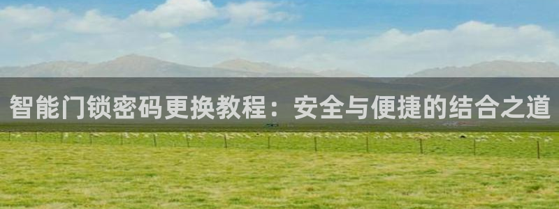 jdb游戏怎么才能赢钱：智能门锁密码更换教程：安全与便捷的结