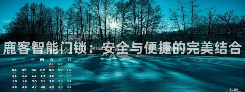 jDB电子下载：鹿客智能门锁：安全与便捷的完美结合